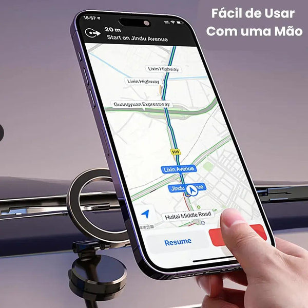 Mega Safe 360 Pro - Suporte de Celular Automotivo Ultra Magnetico